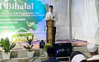 Kegiatan halal bihalal ohe Risma Babul Khair Kotarindau, Rabu (22/4/2026). (©Risma Babul Khair)