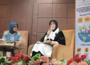 Wali Kota Banda Aceh Illiza Sa'aduddin Djamal (kanan) dan Kepala Aceh Climate Change Initiative USK Suraiya Kamaruzzaman, (kiri) berbicara di ToT Advokasi Kebijakan Gender dan Perubahan Iklim di Aceh, bagian dari program EmPower dari UN Women dan UNEP untuk mendorong kebijakan iklim yang berperspektif gender, Kamis (9/4/2026). (©UN Women/Riska Munawarah)