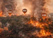23.546 Titik Panas Kepung Lahan Gambut Sebelum Puncak El Nino Godzilla