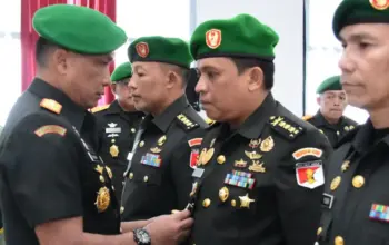 Pangdam XXIII/Palaka Wira Lantik Empat Pejabat Baru di Kodam
