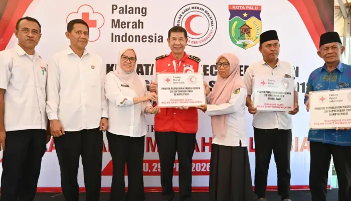 MRCS Serahkan Fasilitas Sekolah di Tiga SD Palu sebagai Wujud Solidaritas