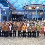 Seremonial penuntasa agenda reformasi oleh OJK, BEI dan KSEI di Jakarta. (©OJK)