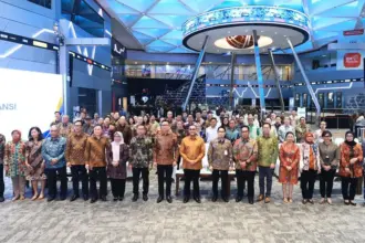 Seremonial penuntasa agenda reformasi oleh OJK, BEI dan KSEI di Jakarta. (©OJK)