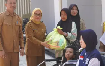 Peringati HUT ke-22, TAGANA Kota Palu Gelar Donor Darah dan Bagi Sembako