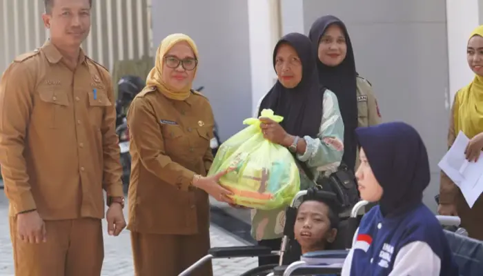 Peringati HUT ke-22, TAGANA Kota Palu Gelar Donor Darah dan Bagi Sembako