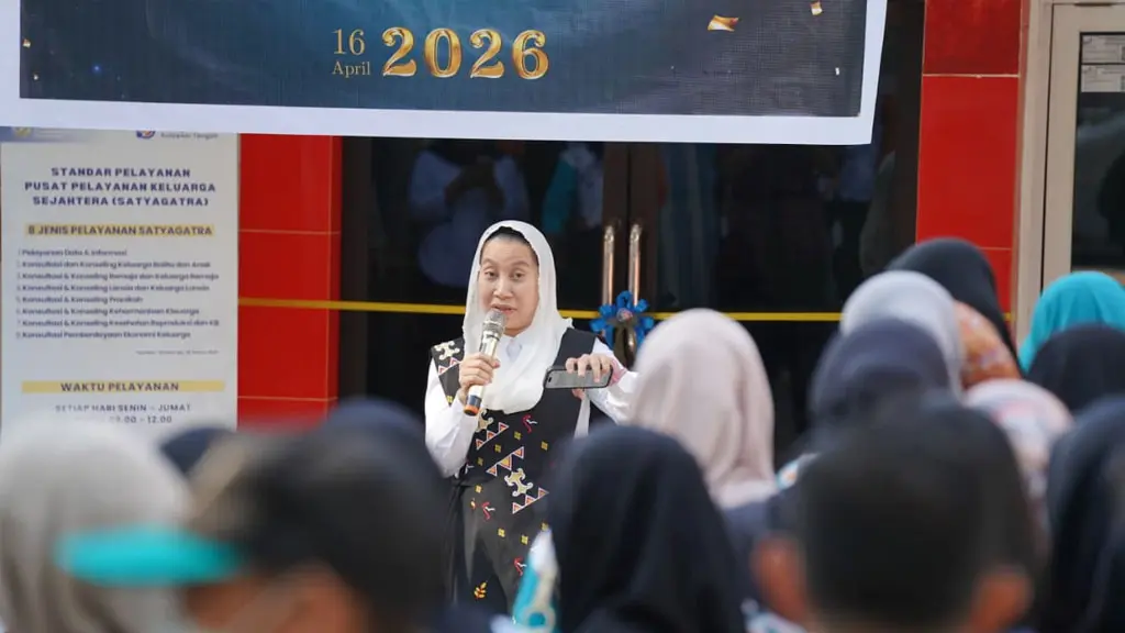 Wawali Imelda Lilianan Muhidin pada peluncuran PPKS Satyagatra Kencana di Palu, Kamis (16/4/2026). (©Prokopim Setada Kota Palu/Jufri)
