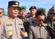 Wakapolda Sulteng Helmi Kwarta Kusuma Putra Rauf memberi keterangan usai apel gelar pasukan di Mapolda Sulteng, Selasa (28/4/2026). (©Humas Polda Sulteng)