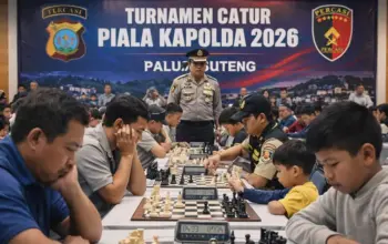 Polda Sulteng Gelar Turnamen Catur Piala Kapolda 2026