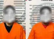 NS dan N, tersangka kasu s narkoba beserta barang bukti yang ditemukan. (©Humas Polres Sigi)