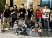 Tersangka curanmor yang menyamar sebagai debt collector di Mapolresta Palu, Senin (6/4/2026). (©Humas Polresta Palu)