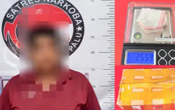 Gagalkan Pengiriman Sabu ke Sulbar, Satu Pelaku Ditangkap di Sigi