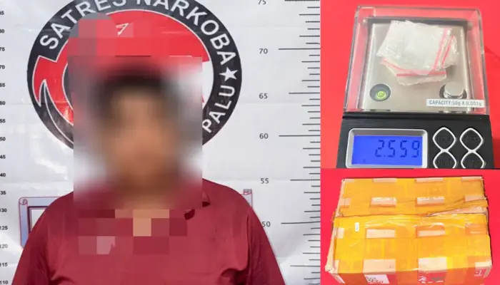 Gagalkan Pengiriman Sabu ke Sulbar, Satu Pelaku Ditangkap di Sigi