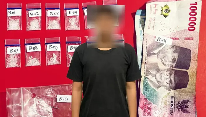 Beli Sabu dari Kayumalue, MR Ditangkap Satresnarkoba Polresta Palu