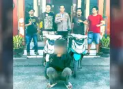 CP, terduga pelaku curanmor lisntas Palu-Sigi di mapolsek Palu Selatan. (©Humas Polresta Palu)