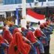 Upacara peringatan HUT ke-62 Provinsi Sulteng di Halaman Kantor Gubernur Sulteng dipimpin Gubernur Anwar Hafid, Senin (13/4/2026). (©Prokopim Setda Kota Palu/Imron)