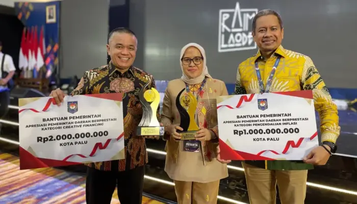 Kota Palu Raih Dua Penghargaan Apresiasi Pemerintah Daerah Berprestasi 2026