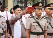 Salah seorang perwira, AKP Akbar dilantik menjadi Ps Kasat Intelkam Polresta Palu menggantikan AKP Musa yang kini menjabat sebagai Kabag Ops Polres Sigi. (©Humas Polresta Palu)
