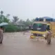 Banjir Tutup Jalan Trans Sulawesi di Torue, Lalu Lintas Sempat Lumpuh Sejam