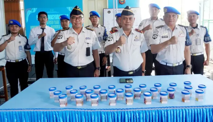 Kanwil Ditjenpas Sulteng Ikrar Perang Narkoba dari Dalam
