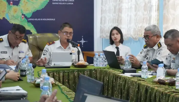 Kanwil Ditjenpas Sulteng Evaluasi Kinerja Pemasyarakatan