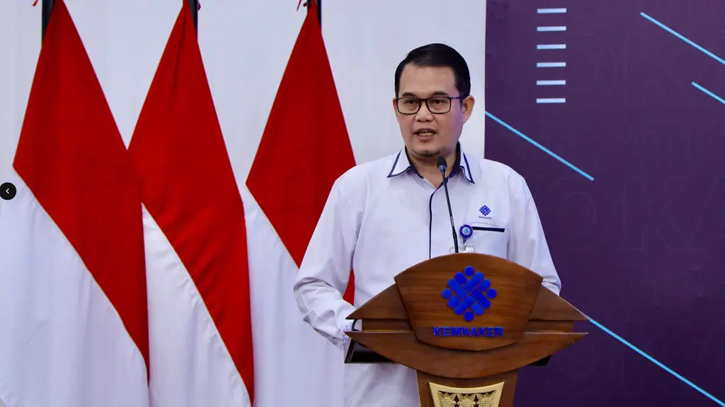 Dirjen Pembinaan Pelatihan Vokasi dan Produktivitas, Kemnaker, Darmawansyah. (©Kemnaker)