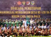 TMMD Ke-128 Ditutup, TNI Selesaikan Puluhan Proyek Pembangunan di Parimo