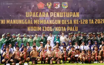 TMMD Ke-128 Ditutup, TNI Selesaikan Puluhan Proyek Pembangunan di Parimo