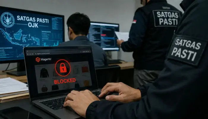 Satgas PASTI OJK Hentikan Platform Magento
