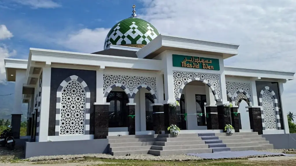 Masjid Djen yang diresmikan Wali Kota Hadianto di Tatanga, Palu, Jumat (22/5/2026). (©Prokopim Setda Kota Palu/Jufri)