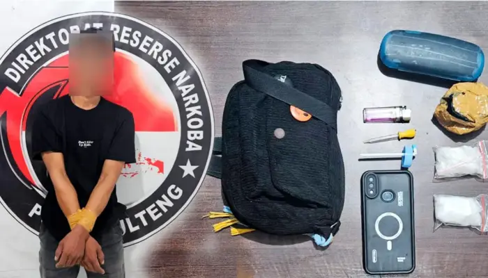 Ditresnarkoba Tangkap Kurir Sabu di Agen Rental Mobil