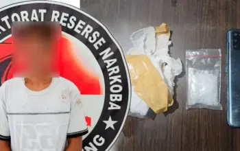 Kurir Sabu Tertangkap Saat Coba Lari, Paket Dibuang di Jembatan