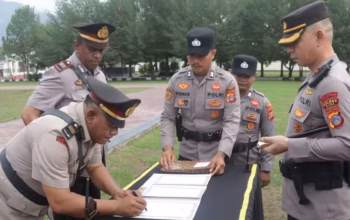Delapan Pejabat Struktural Polres Sigi Bergeser