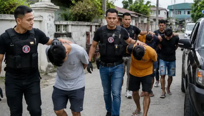 Polresta Palu Tangkap Empat Penyalahguna Narkoba di Jalan Lekatu