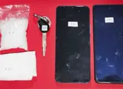 Barang bukti yang berhasil disita Satresnarkoba Polresta Palu. (© HUmas Polresta Palu)