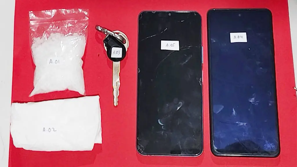 Barang bukti yang berhasil disita Satresnarkoba Polresta Palu. (© HUmas Polresta Palu)