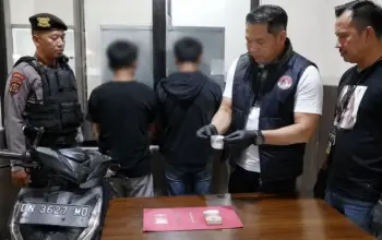 Dua Warga Sigi Ditangkap Hendak Distribusikan Sabu ke Sulawesi Barat