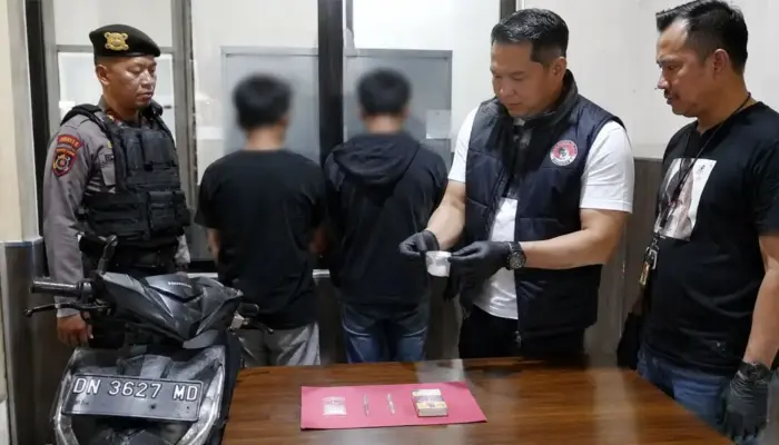 Dua Warga Sigi Ditangkap Hendak Distribusikan Sabu ke Sulawesi Barat