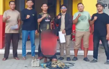 Polsek Palu Barat Tangkap Pelaku Pencurian Kabel