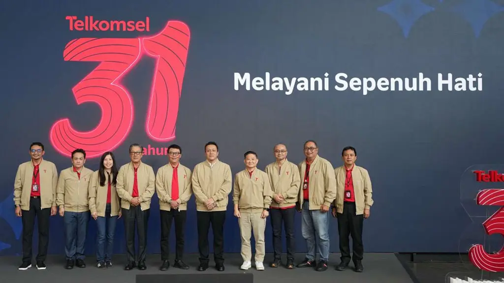 Perayaan 31 Tahun Telkomsel, Melayani Sepenuh Hati. (©Telkomsel)