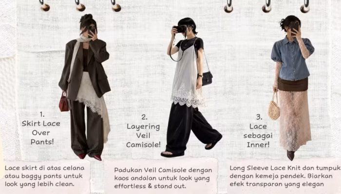 Lace Klasik Bertransformasi Jadi Tren Fashion Gen Z di 2026
