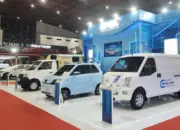 Sejumlah kendaraan yang ditampil;kan DFSK pada Jakarta Fair. (©DFSK)