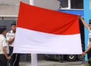 Peringatan Hari Lahir Pancasila dengan upacara di kanwil Ditjenpas Sulteng, Senin (1/6/2026). (©Humas Ditjenpas Sulteng)