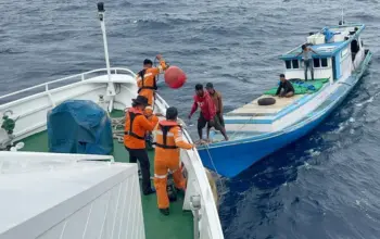KM Jolor Beserta Empat ABK Berhasil Diselamatkan