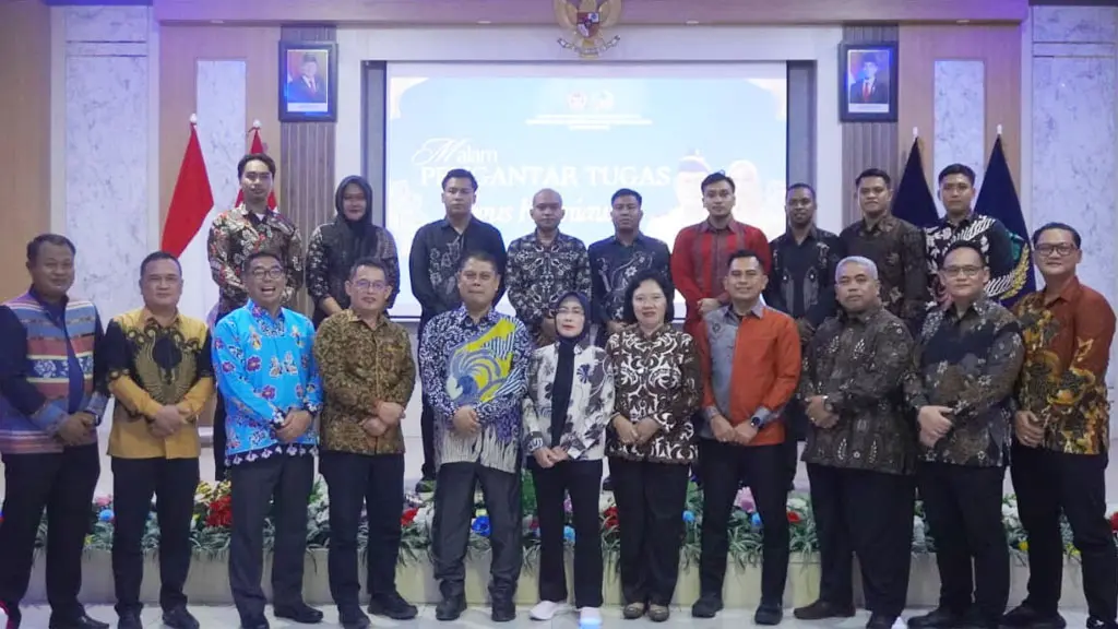 Foto bersama usai Malam Pengantara TUgas Kakanwil Ditjenpas Sulteng di Palu, Senin (8/6/2026). (©Humas Ditjenpas Sulteng)