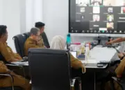 Pertemuan virtual antara Pemkot Palu dengan ITB, Selasa (9/6/2026) membahas tindak lanjut kerja sama dalam program pembangunan daerah. (©Prokopim Setda Kota Palu/Iwan)