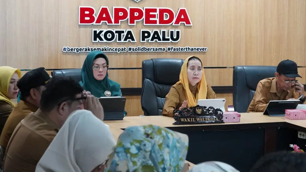 Wawli Imelda Liliana Muhidin pada Raker Stunting di Palu, Selasa (9/6/2026). (©Prokopim Setda Kota Palu/Jufri)