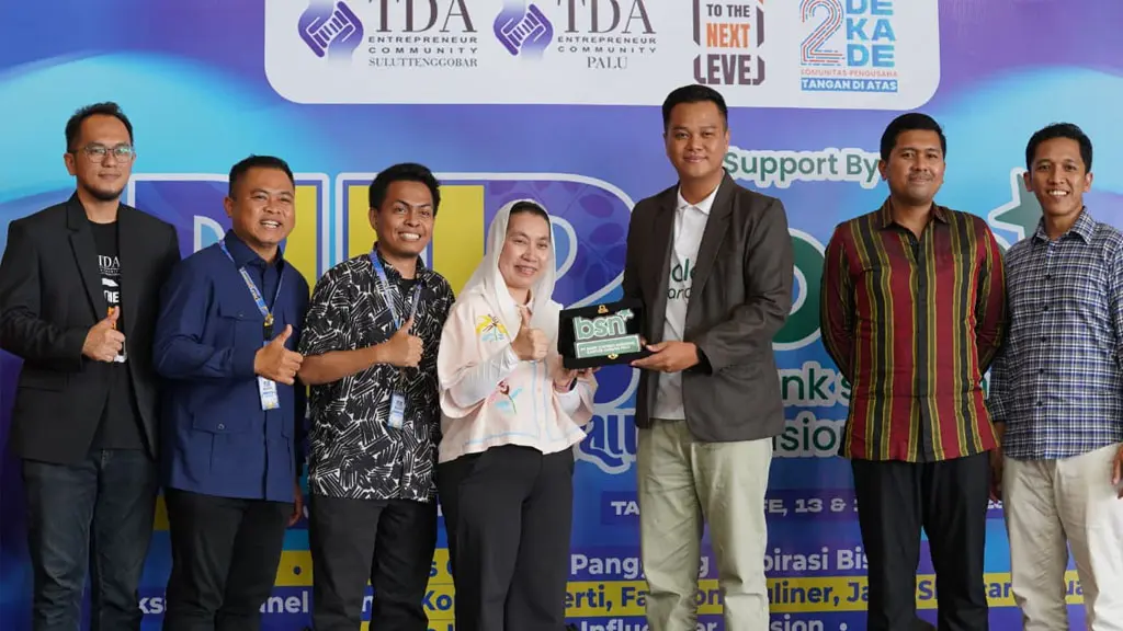 Wawali Imelda pada pembukaan Pesta Wirausaha Palu, Sabtu (13/6/2026). (©Prokopim Setda Kota Palu/Jufri)