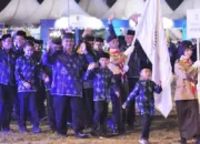 Kafilah Kota Palu pada MTQ XXXI di Kabupaten Sigi, Minggu (7/6/2026). (©Prokopim Setda Kota Palu/Imron)