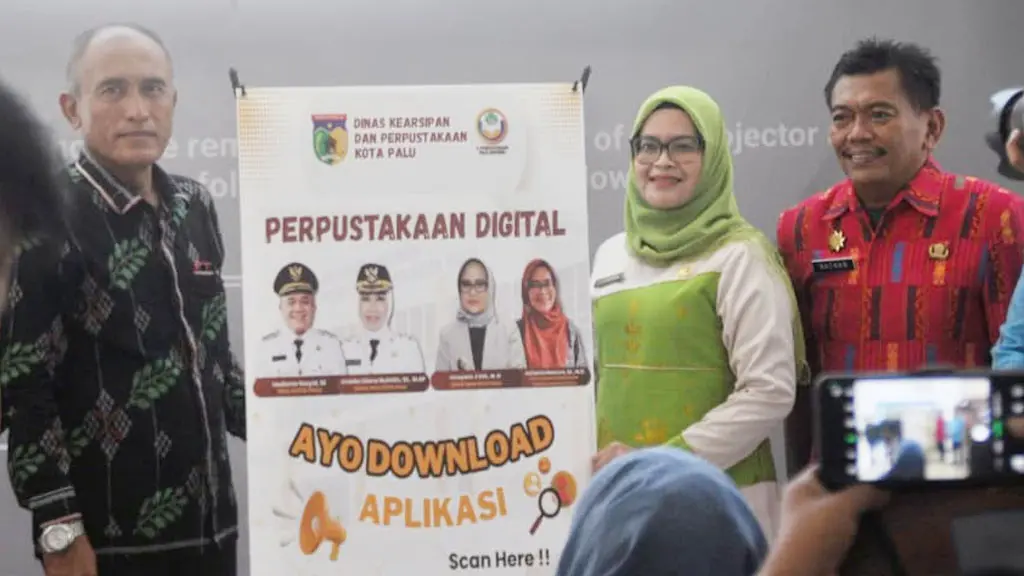 Seremonial peluncuran -perpustakaan "Palu Mapande", Kamis (4/6/2026). (©Prokopim Setda Kota Palu/Imron)
