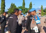Penegakan disiplin bagi personel di Mapolda Sulteng, Rabu (10/6/2026). (©Humas Polda Sutleng)